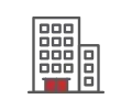Building graphic, highlighting the need for commercial pest control in offices and apartments.