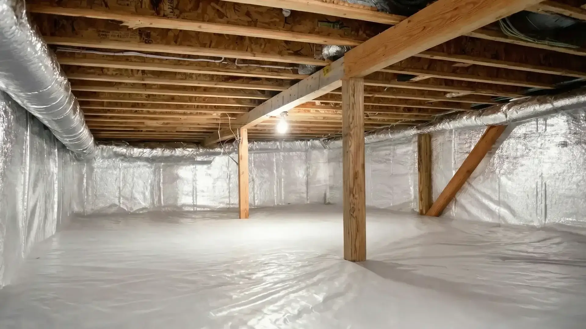 an encapsulated crawl space