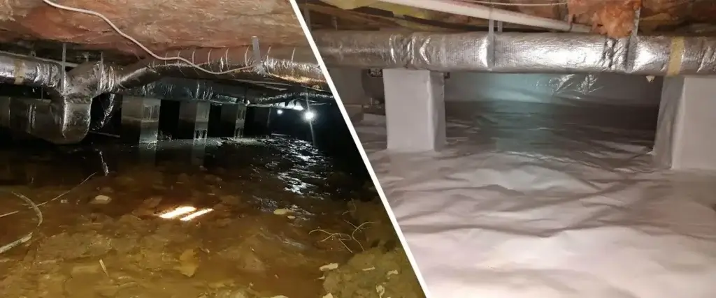 crawl space encapsulation in lenoir
