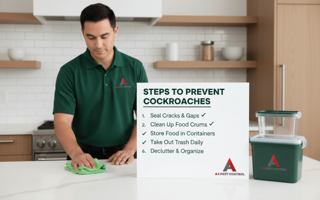 Steps to Prevent Cockroaches Invading Your Home