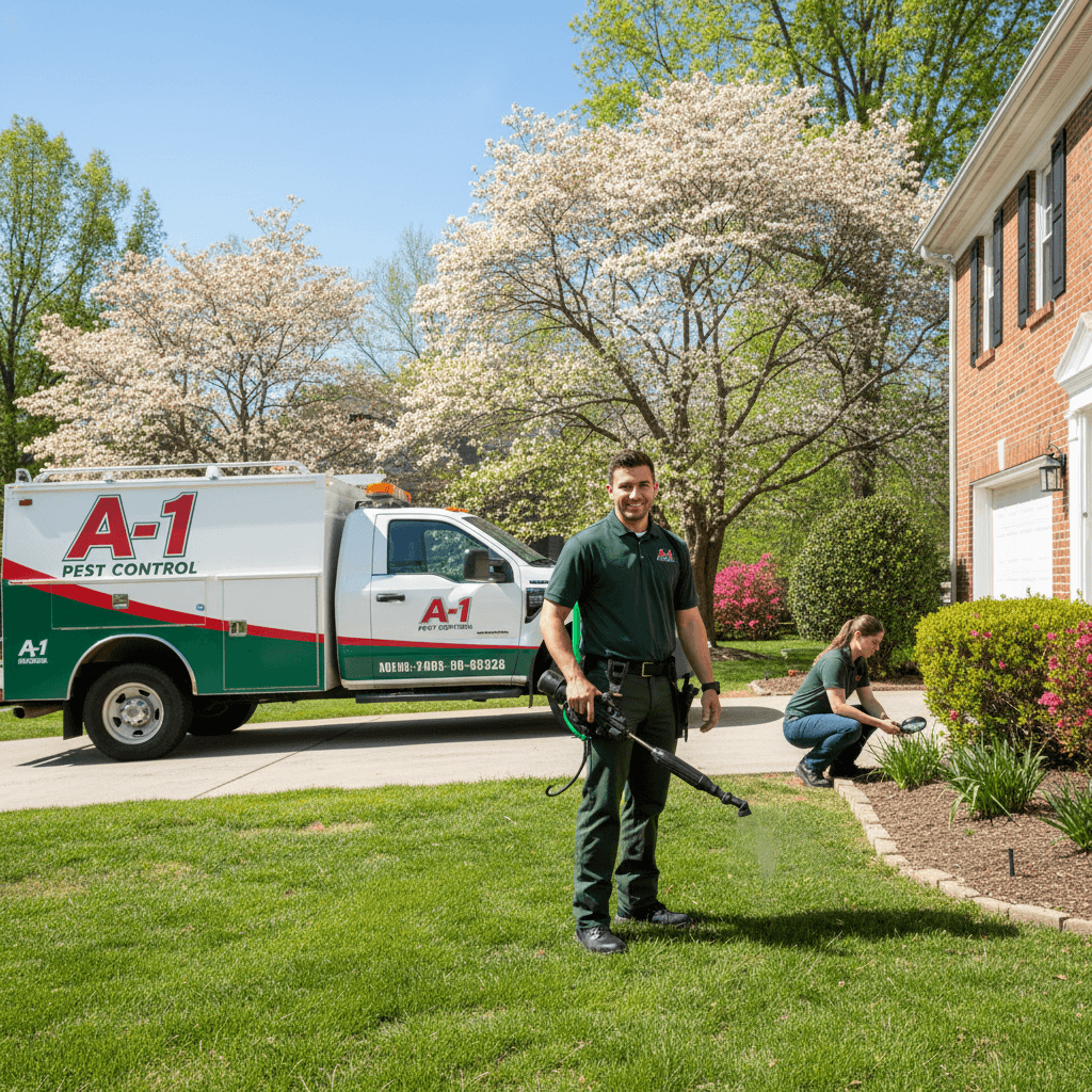 Spring pest control in NC