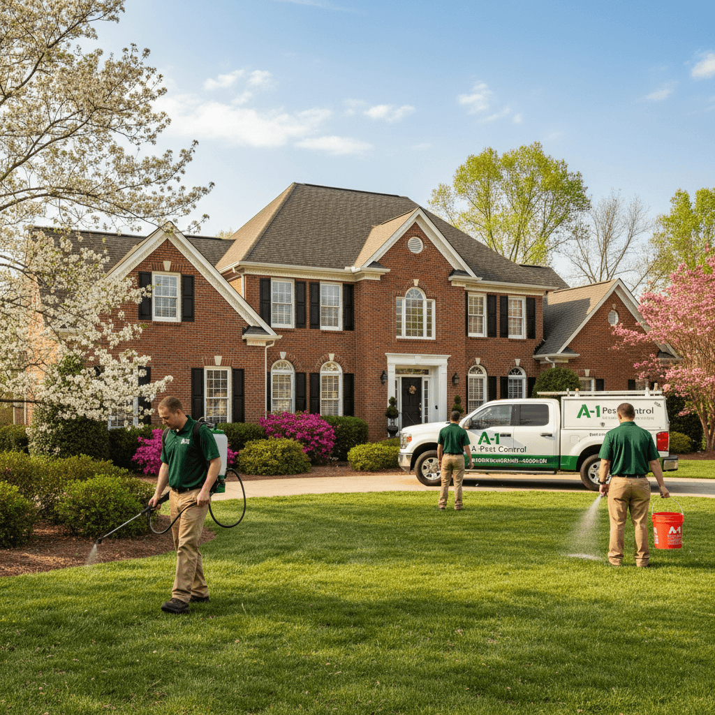 Spring pest control in NC services
